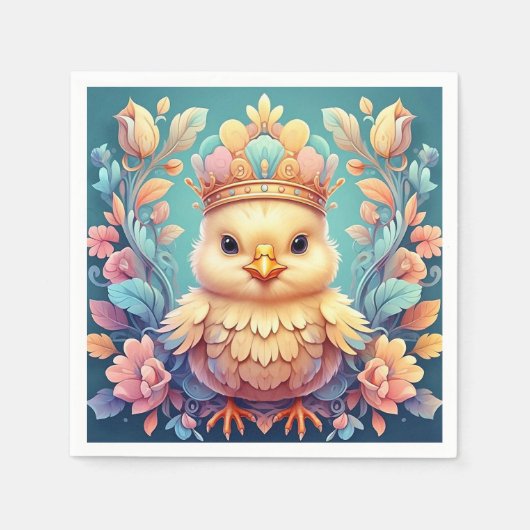 "REGAL CHICK" koffie mok. Servet (Voorkant)