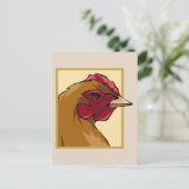 Regal Chicken Briefkaart (Staand voorkant)