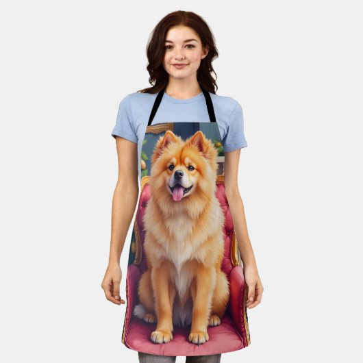 Regal Chow Chow by Grand Christmas Tree Holiday Schort (Gedragen)