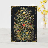 Regal Christmas Delights Kaart (Gele Bloem)