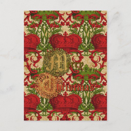 Regal Christmas Greetings Feestdagenkaart (Voorkant)