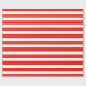 Regal Christmas Stripes Cadeaupapier (Vlak)