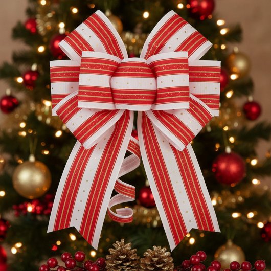 Regal Christmas Stripes Grosgrain Lint
