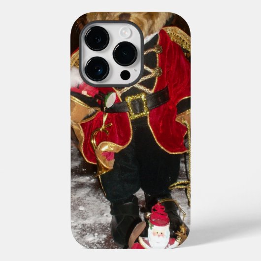 Regal Christmas Teddy Bear Holiday Art Print Case-Mate iPhone Case (Achterkant)