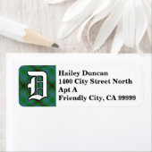 Regal Clan Duncan Tartan Monogram Etiket (Insitu)