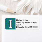 Regal Clan Irvine Irwin Tartan Monogram Etiket (Insitu)