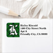 Regal Clan Kincaid Tartan Monogram Etiket (Insitu)
