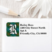 Regal Clan Ross Tartan Monogram Etiket (Insitu)