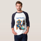 Regal Cleopatra Cartoon T-shirt (Voorkant volledig)