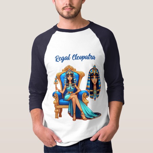 Regal Cleopatra Cartoon T-shirt (Voorkant)