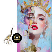 Regal Crown Furniture Makeover Decoupage Tissuepapier