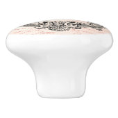 Regal Crown Queen, met Frans handschrift Keramische Knop (Zijkant)