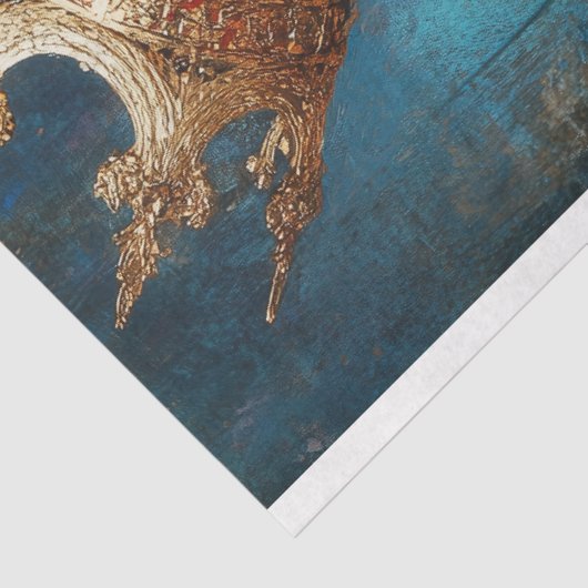 Regal Darkness Abstracte Queen Decoupage Tissuepapier (Detail)