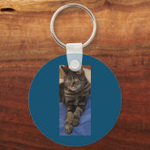 Regal Dave Basic Button Keyring Sleutelhanger (Voorkant)