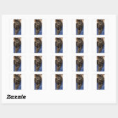 Regal Dave Glossy Square Stickers (Vel)