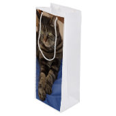 Regal Dave Wine Gift Bag Wijn Cadeautas (Voorkant Gekanteld)