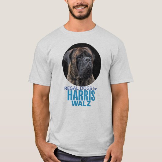 Regal Dogs voor Harris Walz T-shirt (Voorkant)