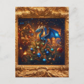 Regal Dragon Christmas Feestdagenkaart (Voorkant)