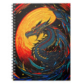 Regal Dragon Notitieboek met Retro Vibes (Voorkant)