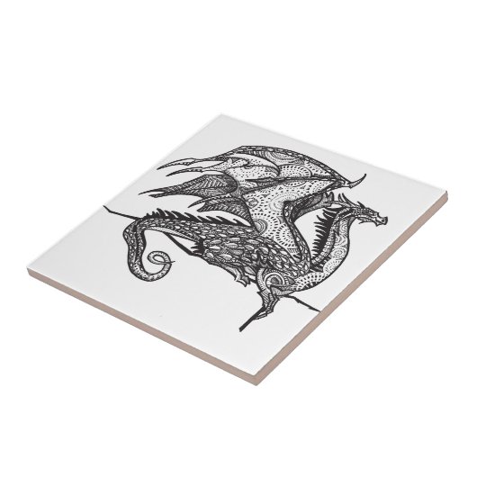 Regal Dragon Tegeltje (Zijkant)