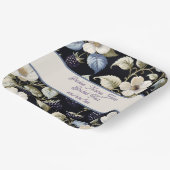 Regal Elegance Blackberry & Blooms Papieren Bordje (Gebogen)