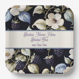 Regal Elegance Blackberry & Blooms Papieren Bordje