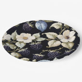 Regal Elegance Blackberry & Blooms Papieren Bordje (Gekanteld)