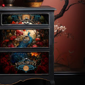 Regal Elegant  Victoriaans Boho Peacock Tissuepapier