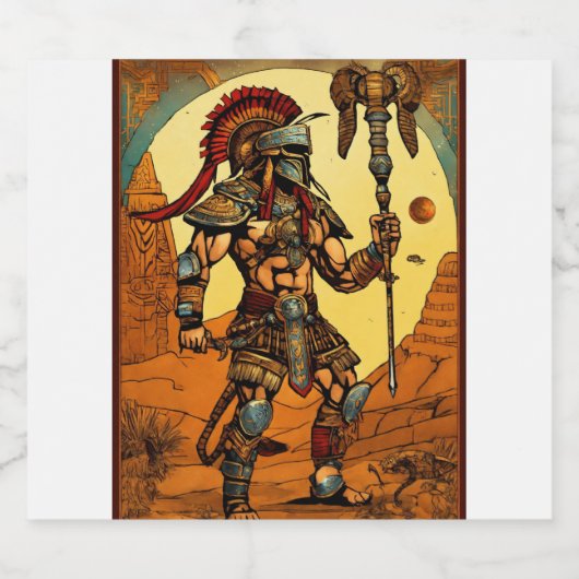 Regal Elixir: Een koninklijke wijn geschikt voor k Sparkling Wijnetiket (Enkel label)