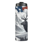Regal Elk beroemd gemaakt door American Pride Thermosbeker (Voorkant)