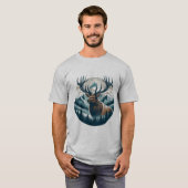 Regal Elk, Majestic Wildlife T-shirt (Voorkant volledig)