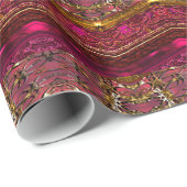 Regal Festive Romantic Wrapping Paper Cadeaupapier (Rol Hoek)