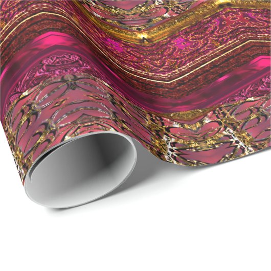 Regal Festive Romantic Wrapping Paper Cadeaupapier (Rol Hoek)