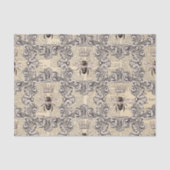 Regal Filigree Queen Bee op  krant Tissuepapier (Voorkant)