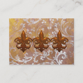 REGAL FLEURS: GEWELDIGE SILVER en GOLD Visitekaartje