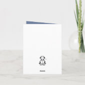 Regal Floral Elegance: Vrijgezellenfeest Bedankkaart (Achterkant)