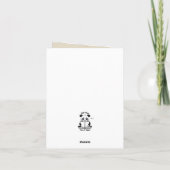 Regal Floral Elegance: Vrijgezellenfeest Bedankkaart (Achterkant)