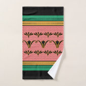 Regal Floral Lily Bath Towel Set Bad Handdoek (Handdoek)