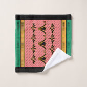 Regal Floral Lily Bath Towel Set Bad Handdoek (Wasdoekje)