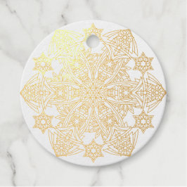 Regal  Folie Sneeuwvlok Favor & Gift Label