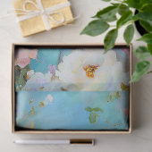 Regal Frog Bloemen Blauw Kleding Trouwdecoupage Tissuepapier (Geschenk)