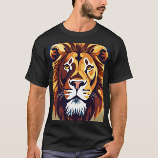 "Regal Geometric Lion T-shirt Collectie"