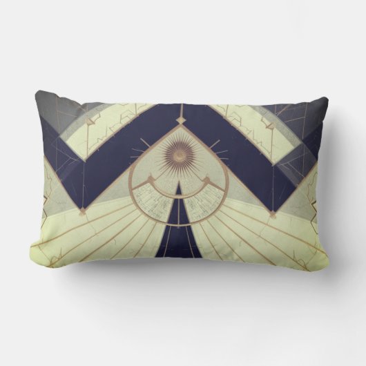 Regal Geometry Gooi Buiten Lumbar Kussen (Voorkant)