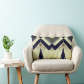 Regal Geometry Gooi Katoen Lumbar Kussen (Stoel)