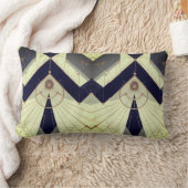 Regal Geometry Gooi Katoen Lumbar Kussen (Deken)