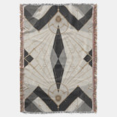 Regal Geometry Throw Blanket Deken (Voorkant Verticaal)