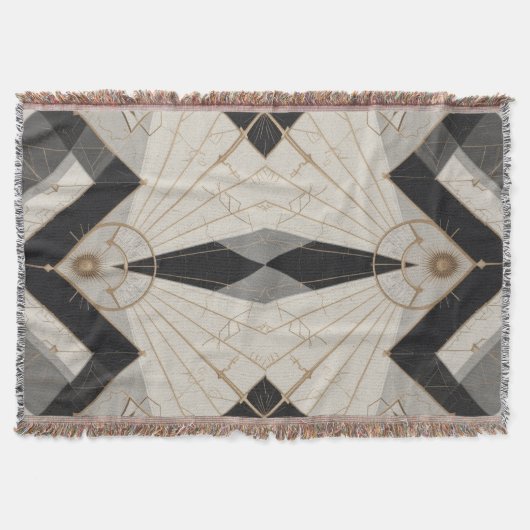 Regal Geometry Throw Blanket Deken (Voorkant)