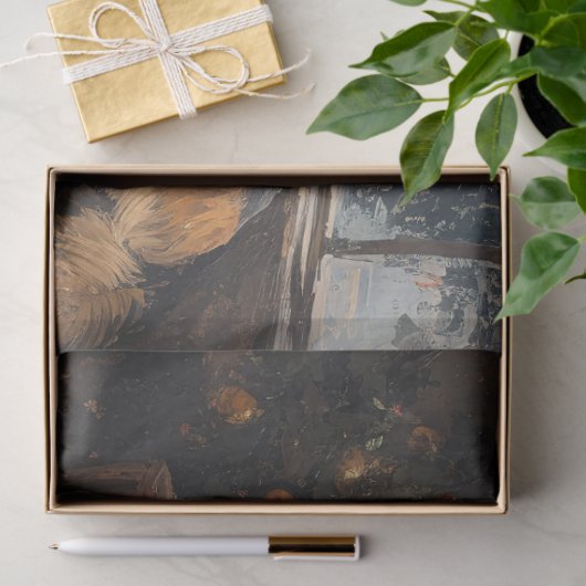 Regal German Shepherd kerstdecoupage Tissuepapier (Geschenk)