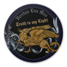 Regal Gold Griffin Keramische Knop