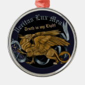 Regal Gold Griffin Metalen Ornament (Voorkant)